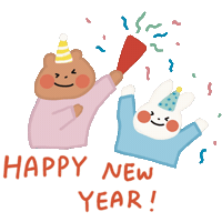 Bear Celebrate Sticker