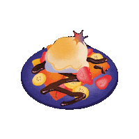 demetresofficial desserts crepe demetres demetres desserts Sticker