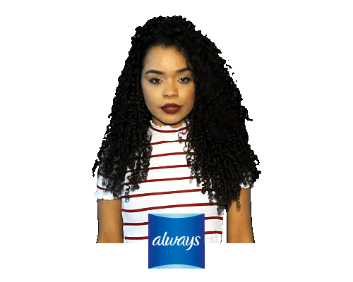 danielasantos aborrecida Sticker by Always Brasil