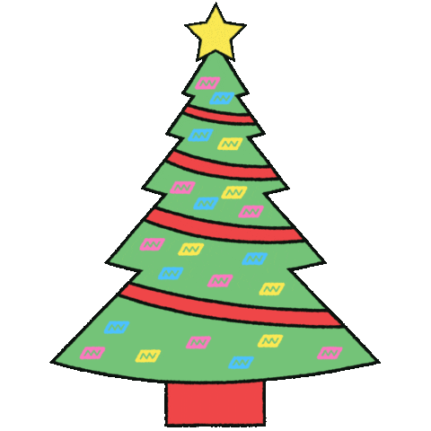 Happy Christmas Tree Sticker by Onnit