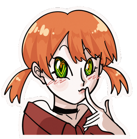 Shy Sticker