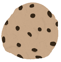 Chocolate Chip Cookie Eating Sticker