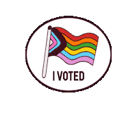 Brickroadcoffee i voted brc brick road brickroad Sticker