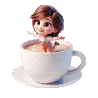 elistorycriativo girl menina garota coffee-break Sticker