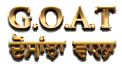 Greatest Of All Time Goat Sticker by Djyoungster