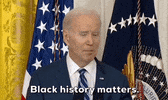 Joe Biden Black History Month GIF by GIPHY News