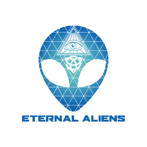 Ancient Aliens Space Sticker by Eternal Aliens