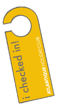 Check In Do Not Disturb Sticker by Atlantique Holiday Club