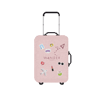 travel makeup Sticker by Wander Beauty