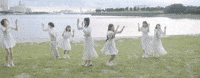 Girl Group Fist Bump GIF