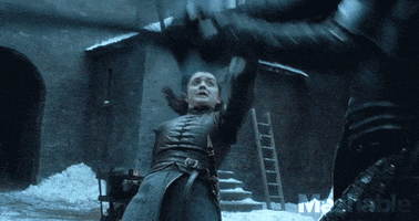 mashable game of thrones arya arya stark brienne GIF