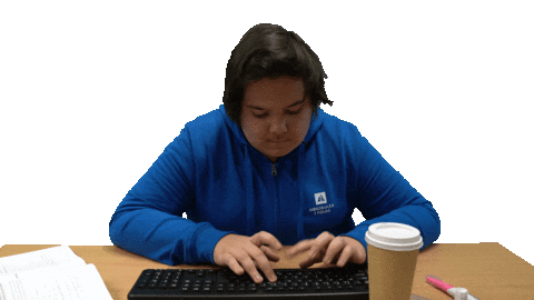 Tired Student Sticker by Høgskulen i Volda