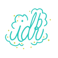 Happy Lettering Sticker