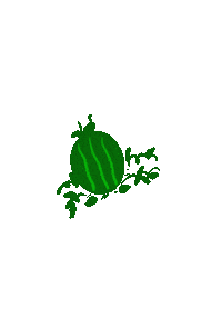 Pryntc watermelon fruits buah semangka Sticker