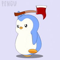 Angry Run GIF by Pudgy Penguins