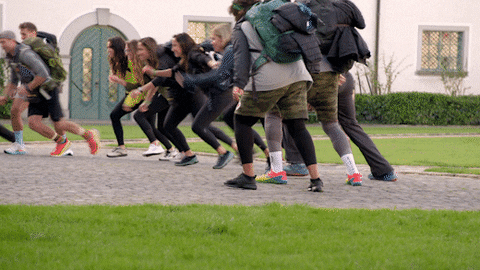 The Amazing Race Running GIF by CBS