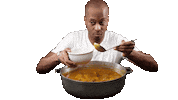 Haitian Independence Eating Sticker by Bernardson