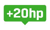 Optituning car power cars hp Sticker