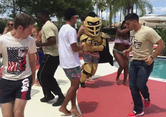 running man challenge GIF by UCF Knights
