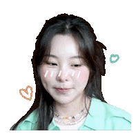 Heart Girl Sticker