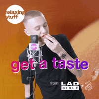 Peach Eating GIF by Relaxing Stuff