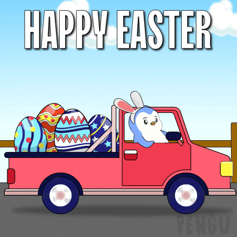 Easter Eggs Penguin GIF by Pudgy Penguins