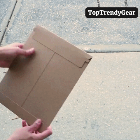 toptrendygear giphyupload unboxing metal sign cut metal sign GIF