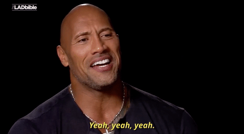 the rock asian GIF