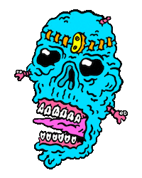 Heavy Metal Sticker by Russell Taysom