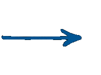 Blue Arrow Sticker by Brook Dorff
