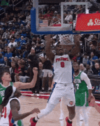Celebration Nba GIF by Detroit Pistons