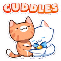 Cats Love Sticker by Mino Games
