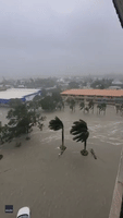 Cars Submerged as Hurricane Ian Batters Fort Myers Beach