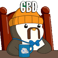 Coffee Break Sticker by Pudgy Penguins