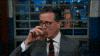 Stephen Colbert Drinking GIF by The Late Show With Stephen Colbert