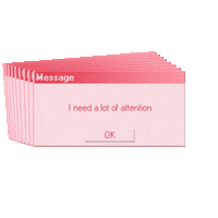 iampayingattention help please emotional message Sticker