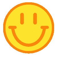 Happy Smiley Face Sticker
