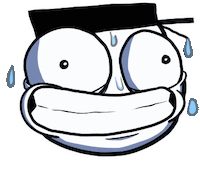 awkward dying inside Sticker by Loading Artist