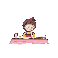 Fifikaka91 dance hungry singing swag Sticker