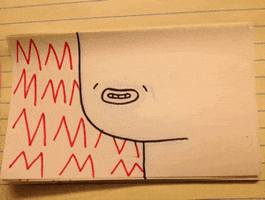 wild man illustration GIF by gifburns