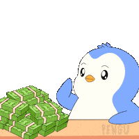 Money Saving Sticker by Pudgy Penguins