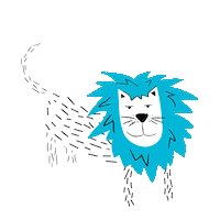 bredenkids lion scare sneaky growl Sticker