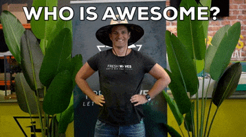 Freshwaves happy sup compliment you rock GIF