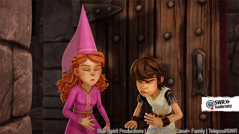 shocked king arthur GIF by SWR Kindernetz