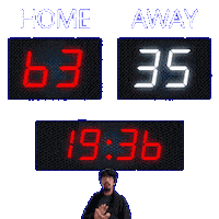 35 Away Sticker