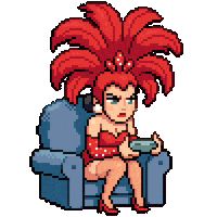 Showgirl Sticker by Super Smash Titties