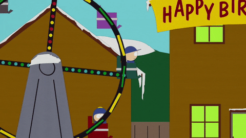 ferris wheel birthday GIF by South Park 
