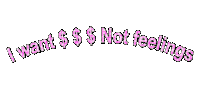Pink Want Sticker