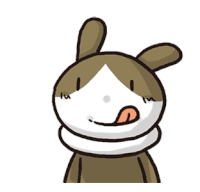 sticker bunny