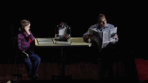 fun home newspaper GIF by The Public Theater